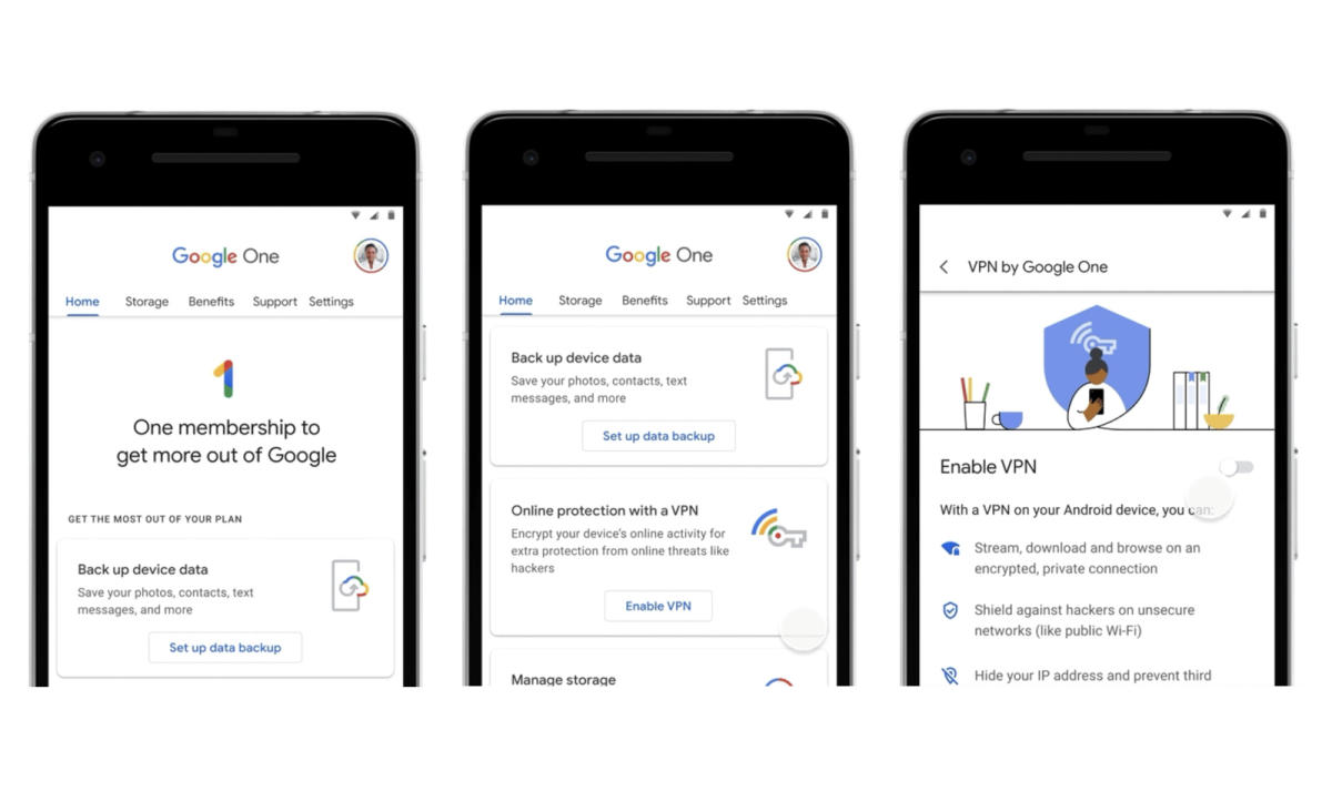 Google One cerrará su función VPN a finales de este año