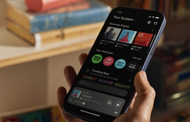 La aplicación Sonos reconstruida se centra en hacer que escuches tu música más rápido