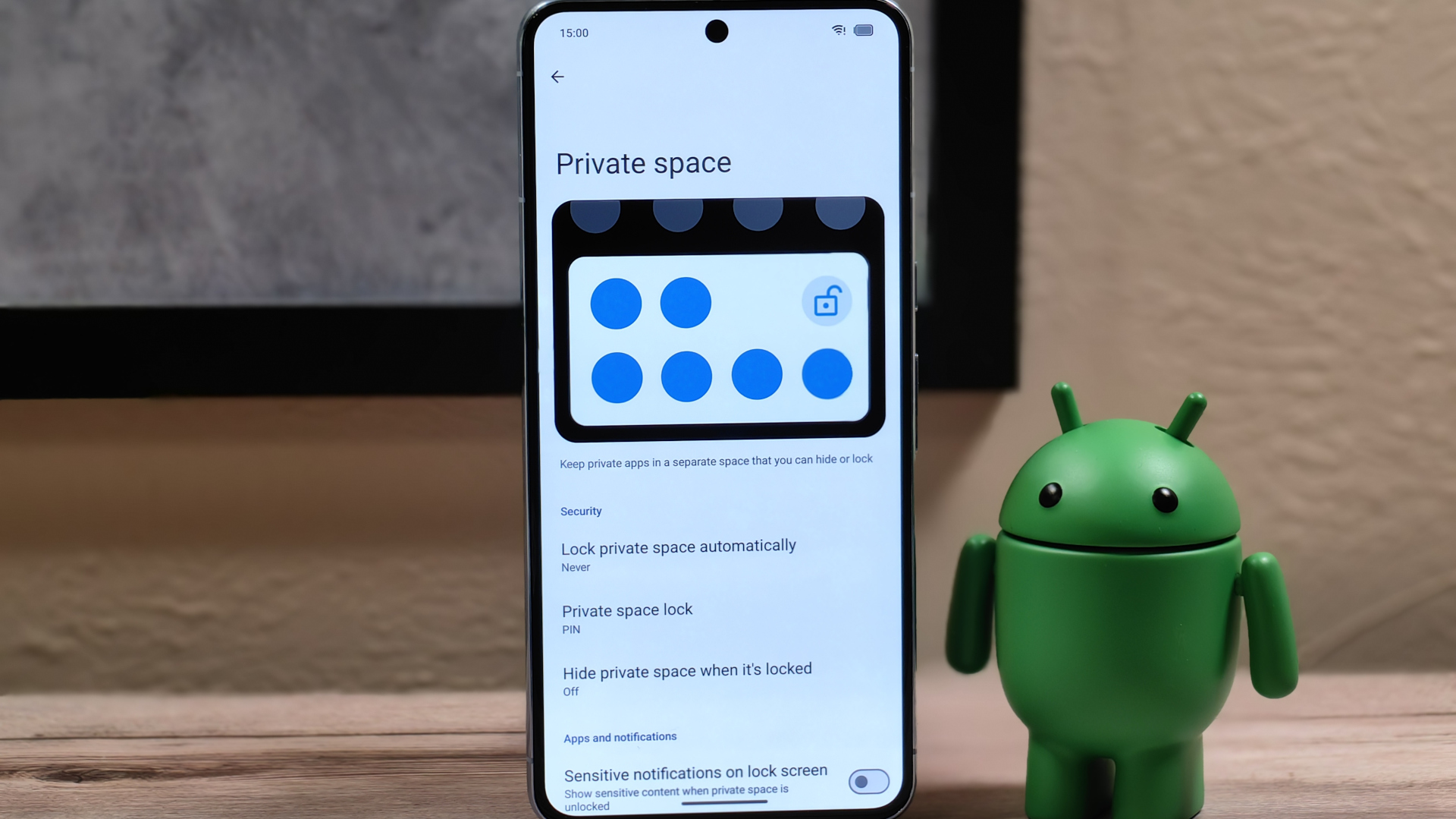 El espacio privado de Android 15 obtiene más funciones para ocultar sus aplicaciones y notificaciones
