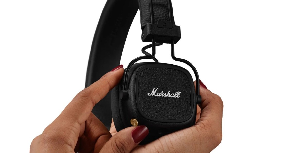 Los últimos auriculares de Marshall tienen 100 horas de duración de la batería y carga inalámbrica