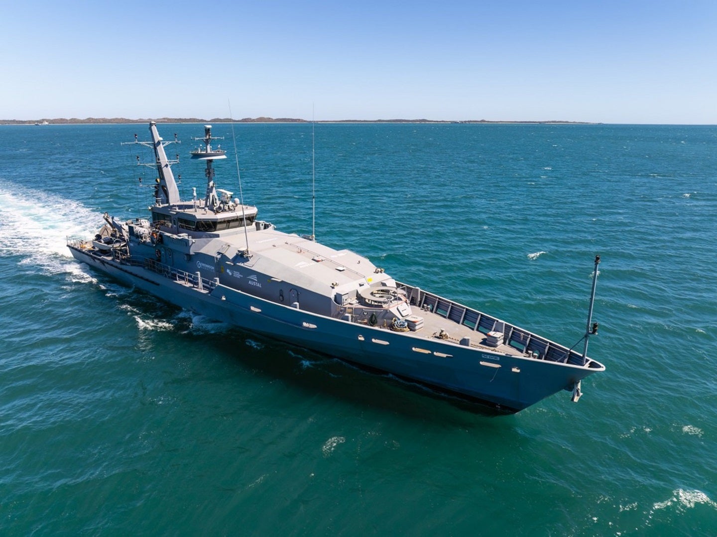 Austal Australia concluye las pruebas del barco patrullero autónomo de RAN