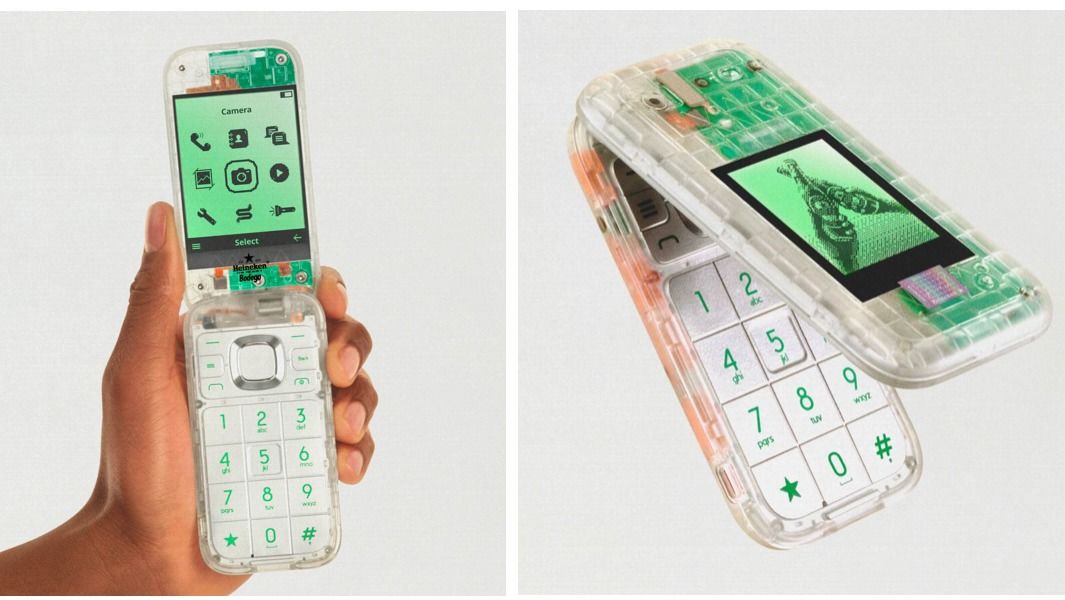 HMD acaba de asociarse con Heineken en el teléfono más aburrido del mundo (literalmente)