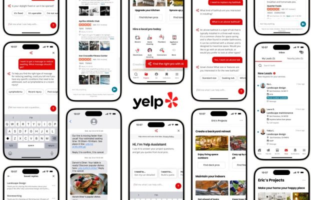 Yelp lanza un nuevo asistente de inteligencia artificial para ayudarlo a conectarse con empresas