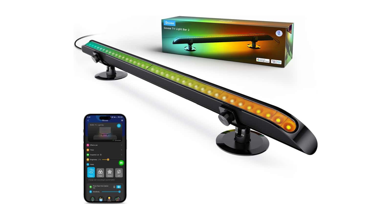 Coge la barra de luces Govee Smart TV por $ 65