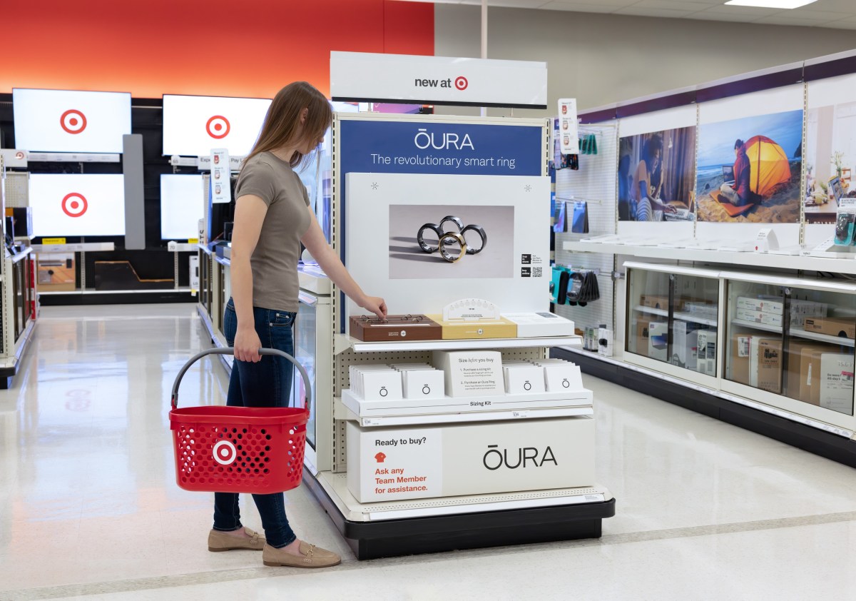 El anillo inteligente de Oura llega a las tiendas Target