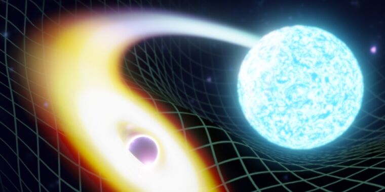 Las ondas gravitacionales revelan la fusión de un “objeto misterioso” con una estrella de neutrones