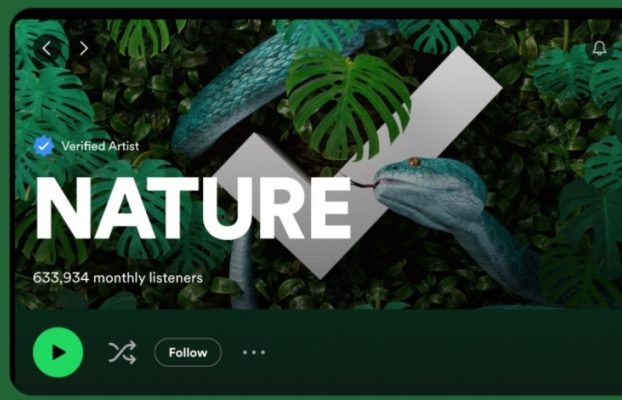 La naturaleza ahora tiene estatus de artista en Spotify