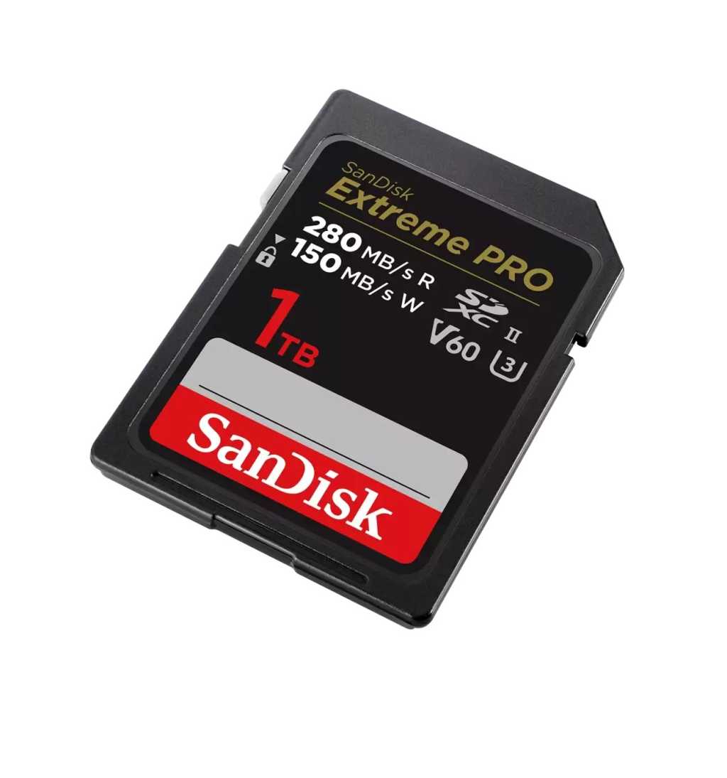 SanDisk muestra la primera tarjeta SD de 4 TB estupendamente grande del mundo