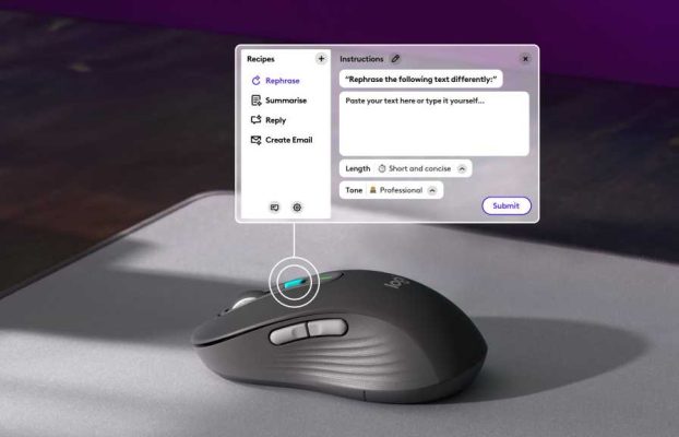 El nuevo mouse de Logitech invoca la IA con solo presionar un botón