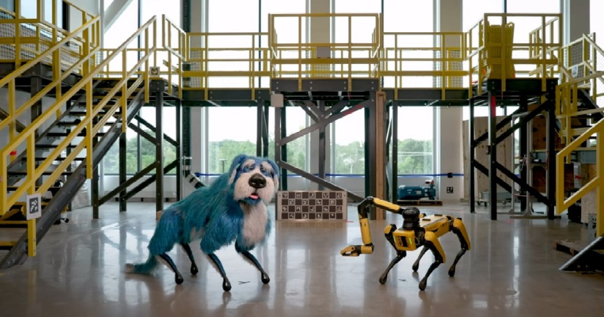 Ahora los robots de Boston Dynamics tienen disfraces de perros lanudos