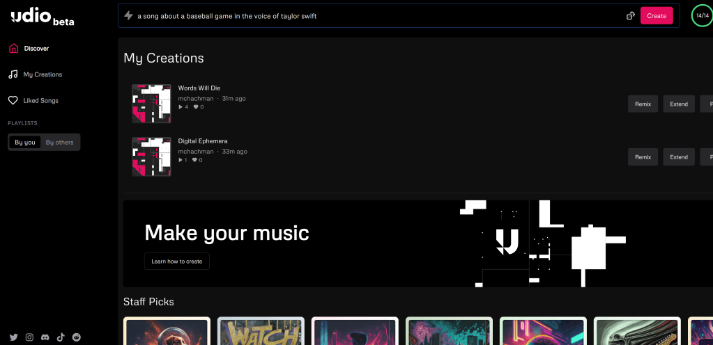 La música con IA de Udio es mi nueva obsesión