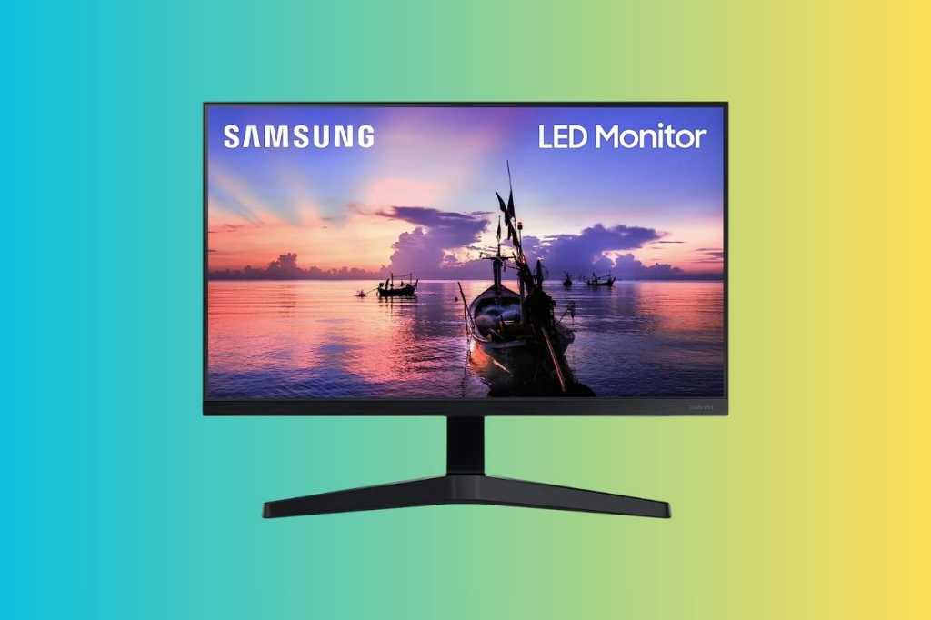 Esta pantalla Samsung de $100 es excelente para una configuración de múltiples monitores de bajo costo