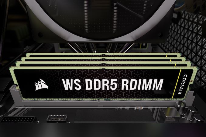 Corsair ingresa al mercado de memorias para estaciones de trabajo con los RDIMM DDR5 XMP/EXPO de la serie WS
