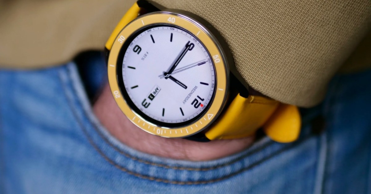 Usé un reloj inteligente que no se parece a ninguno que hayas visto antes