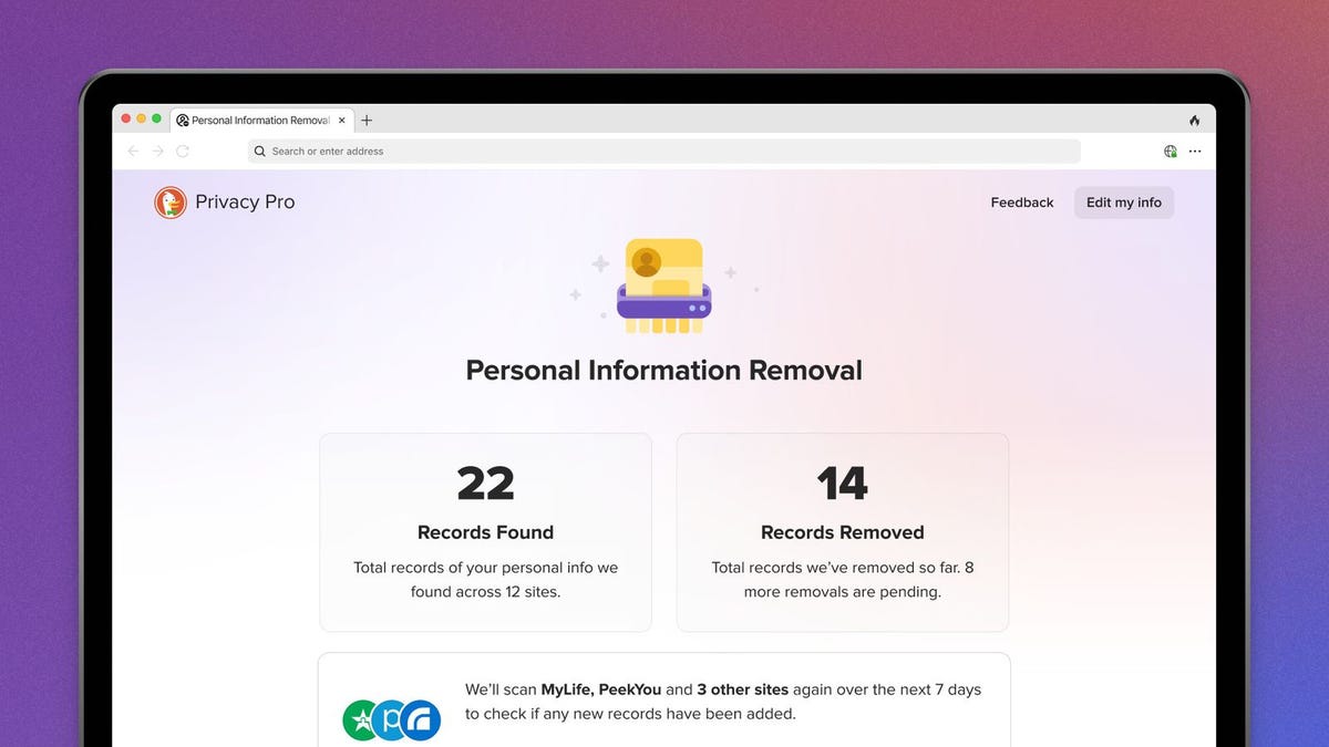 Privacy Pro de DuckDuckGo incluye una VPN con eliminación de datos personales y restauración de robo de identidad