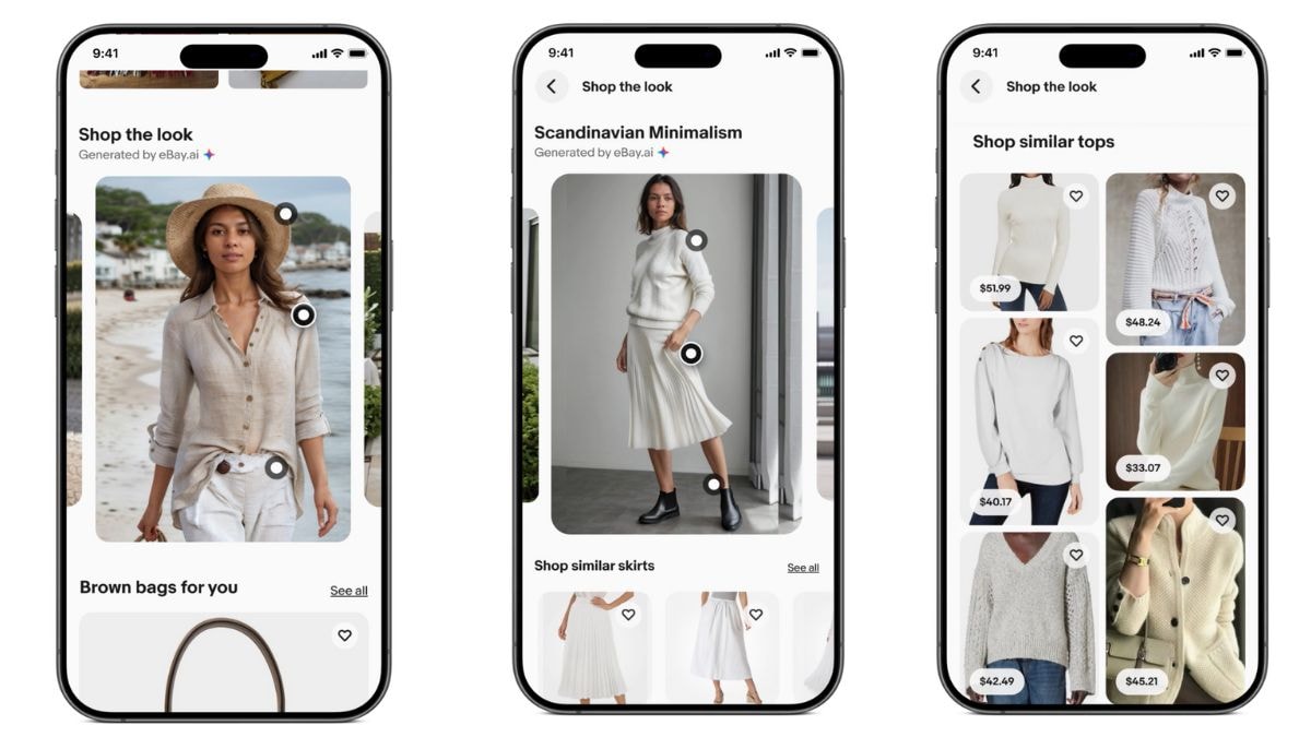 eBay presenta la función ‘Comprar el look’ impulsada por IA para encontrar atuendos personalizados