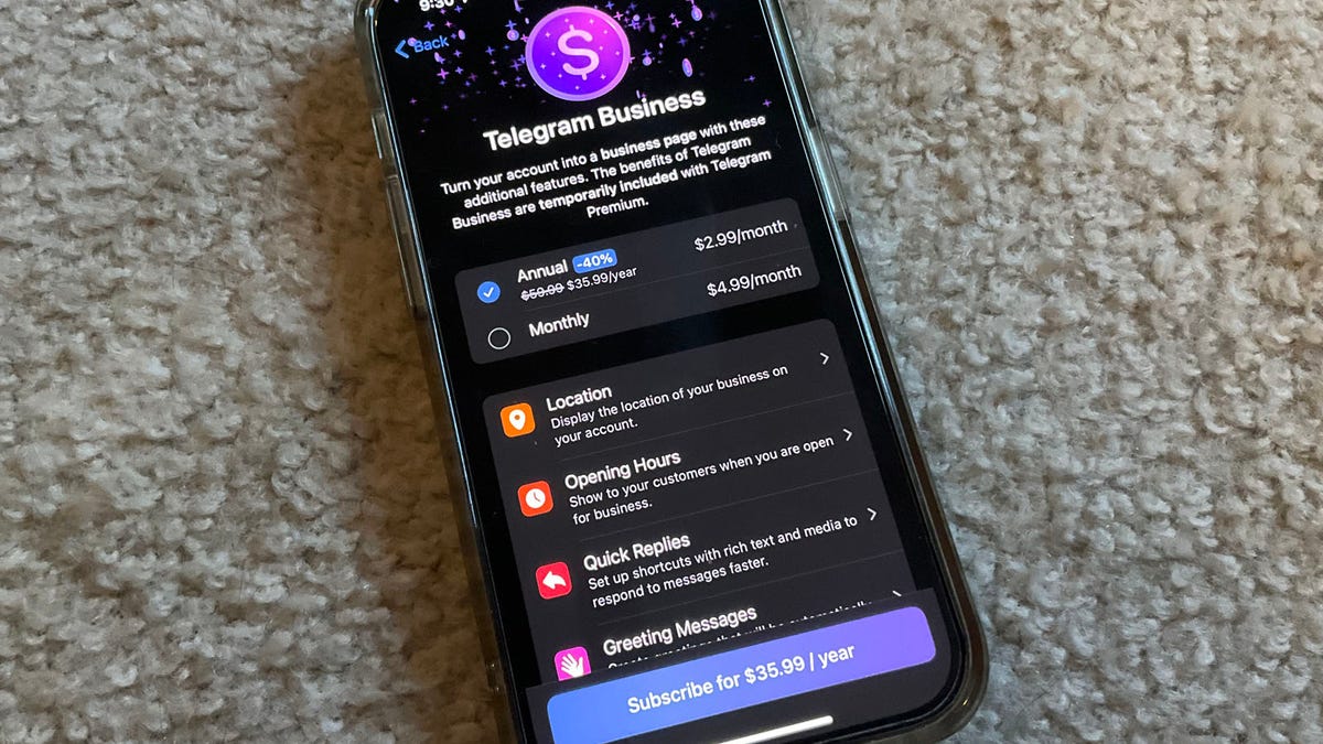 Los usuarios de Telegram ahora pueden acceder a funciones comerciales y obtener una parte de los ingresos publicitarios