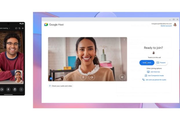 Google Meet presenta la función ‘Cambiar aquí’ que permite a los usuarios cambiar de dispositivo sin abandonar una llamada