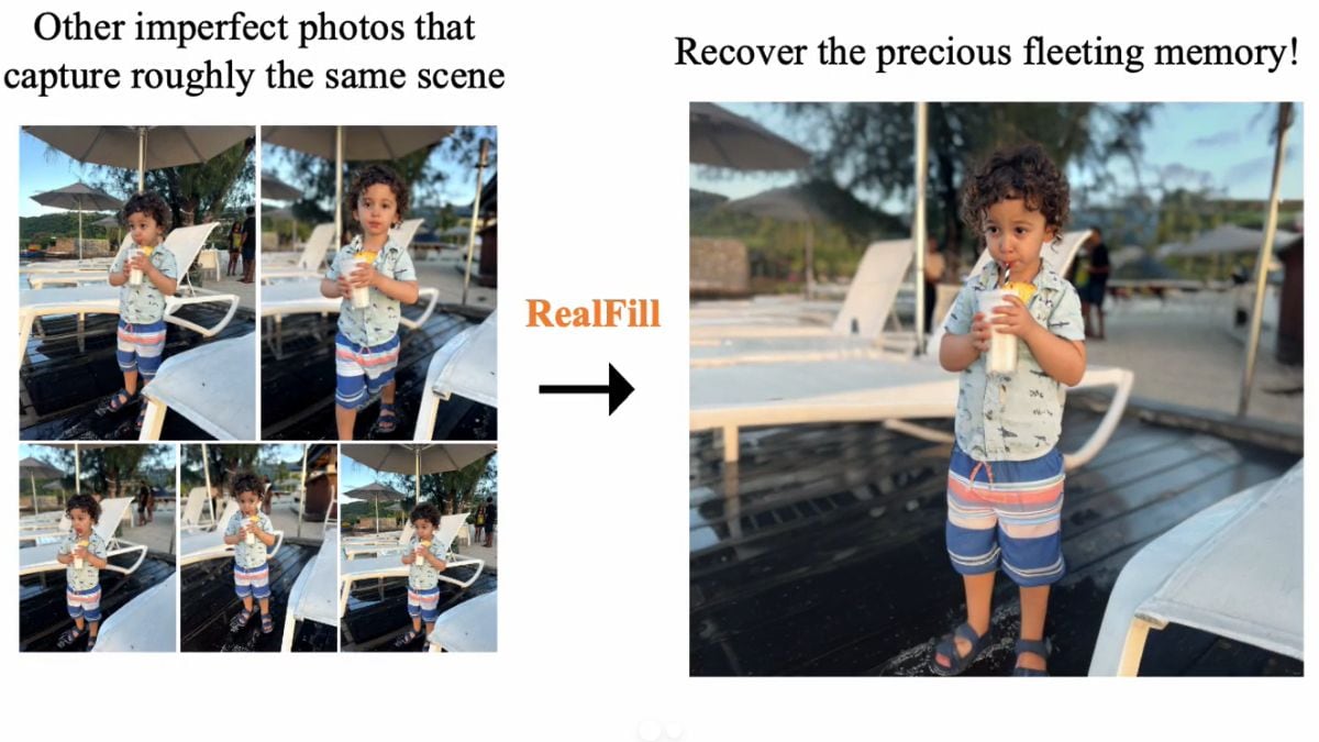 Google RealFill, un modelo de finalización de imágenes generativo impulsado por IA, detectado en una lista de marcas comerciales