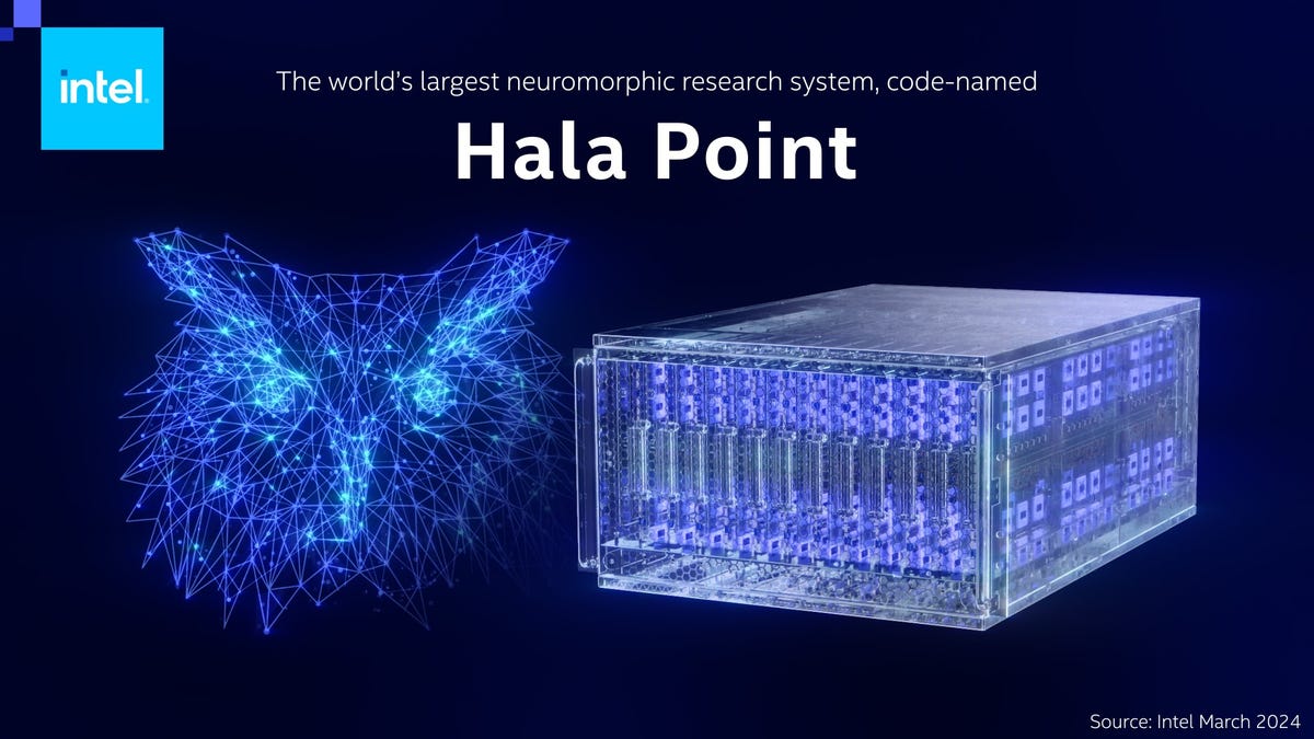 Hala Point de Intel, la computadora neuromórfica más grande del mundo, tiene 1.150 millones de neuronas