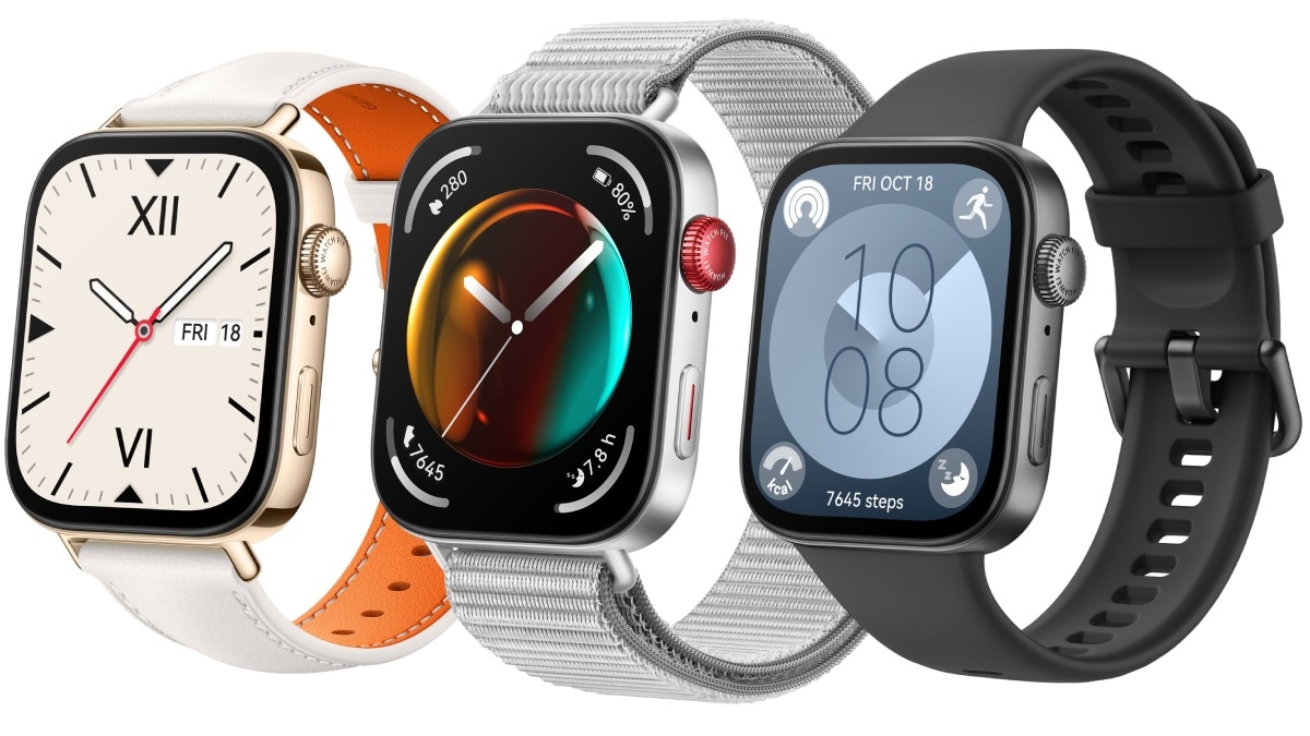Representaciones de diseño de Huawei Watch Fit 3, opciones de color filtradas;  Parece similar al Apple Watch