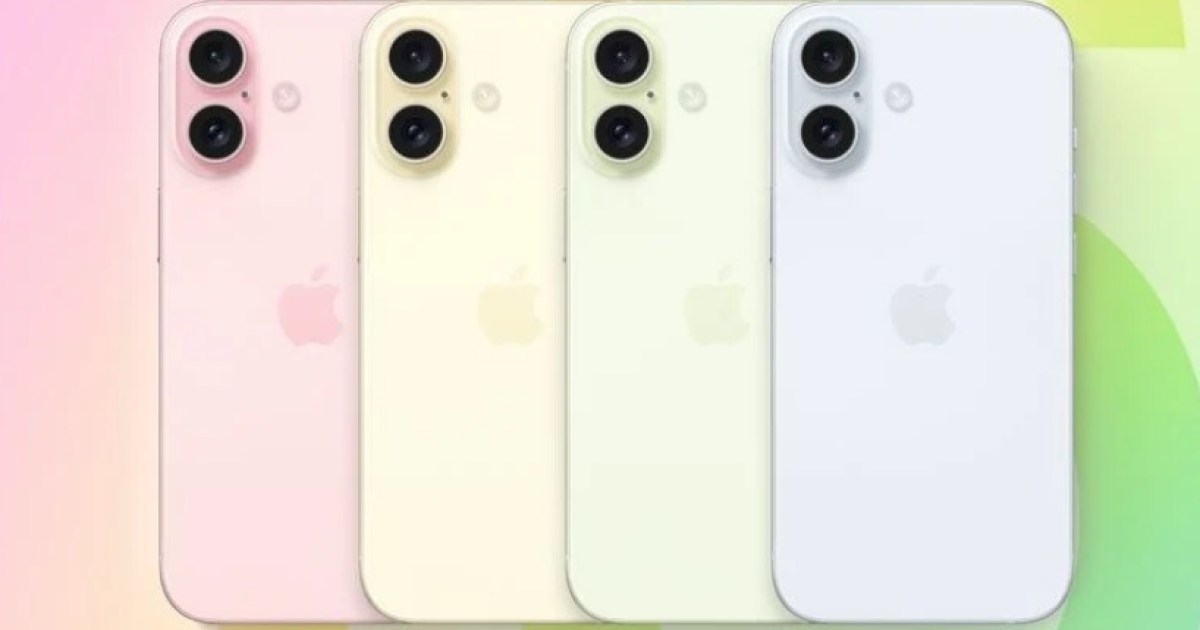Estos son los siete colores en los que vendrá el iPhone 16