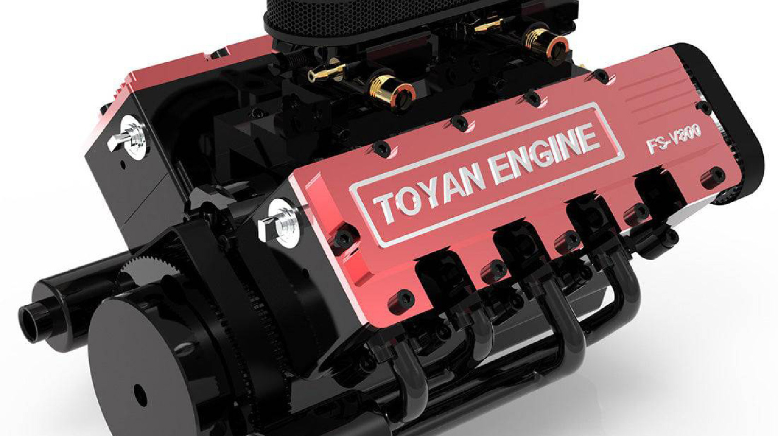 ¿Para qué se utiliza el motor Toyan V8 y cuántos caballos de fuerza tiene?
