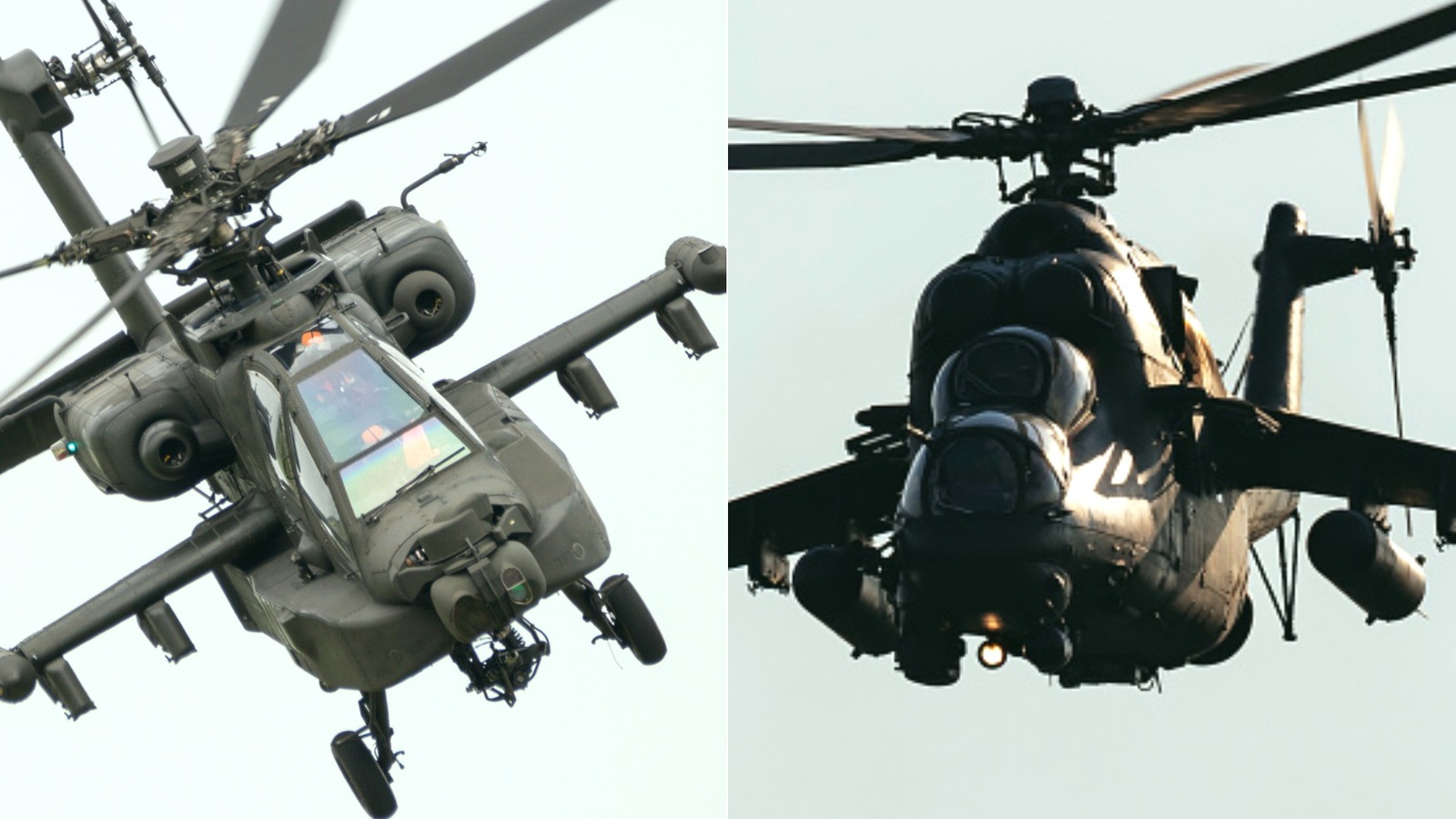 AH-64 Apache vs.  Mi-24 Hind: ¿Cómo se comparan?