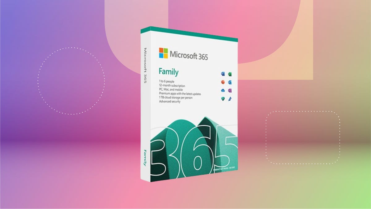 Ahorre mucho dinero con una suscripción de un año a Microsoft 365 para usted y su familia