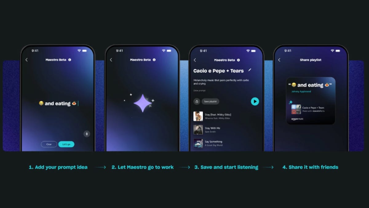 Amazon Music se hace eco de Spotify con su propio generador de listas de reproducción con IA