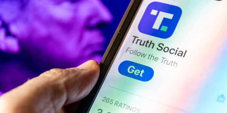 Más acritud legal para Truth Social, ya que un ejecutivo dice que fue pirateado