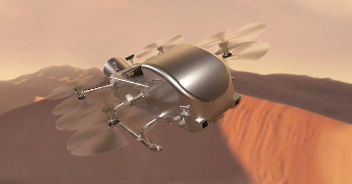 El helicóptero Dragonfly recibe luz verde para su misión a Titán