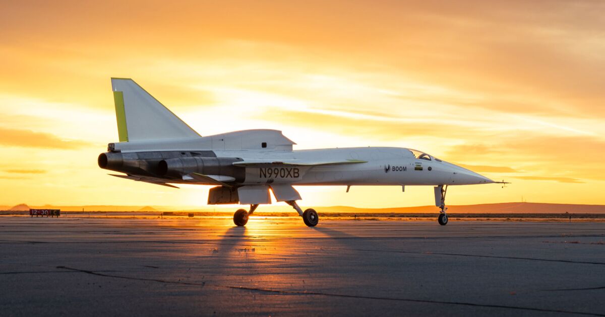 El XB-1 de Boom autorizado para vuelos de prueba supersónicos