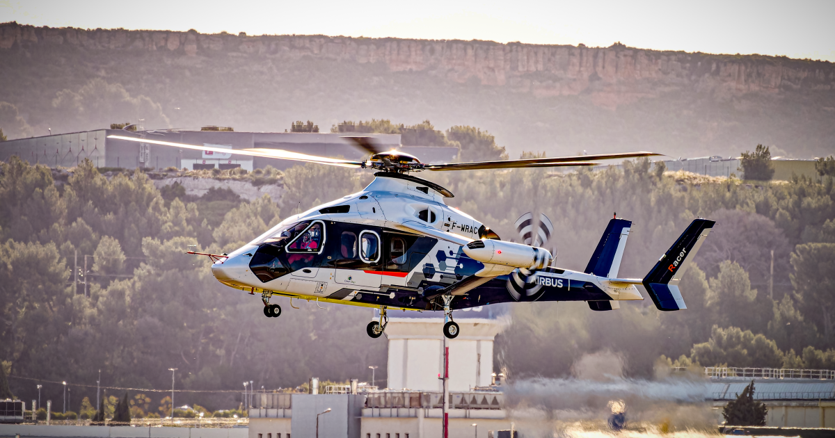 El superrápido y eficiente Racer de Airbus Helicopters realiza su primer vuelo