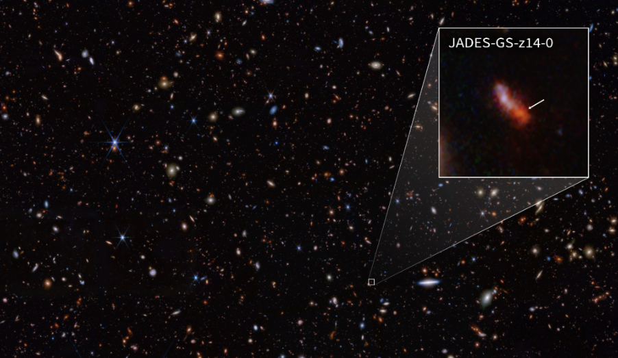 El telescopio espacial James Webb de la NASA ha encontrado la galaxia más distante jamás observada