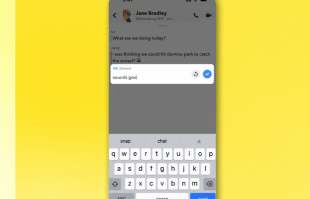 Snapchat finalmente te permitirá editar tus chats