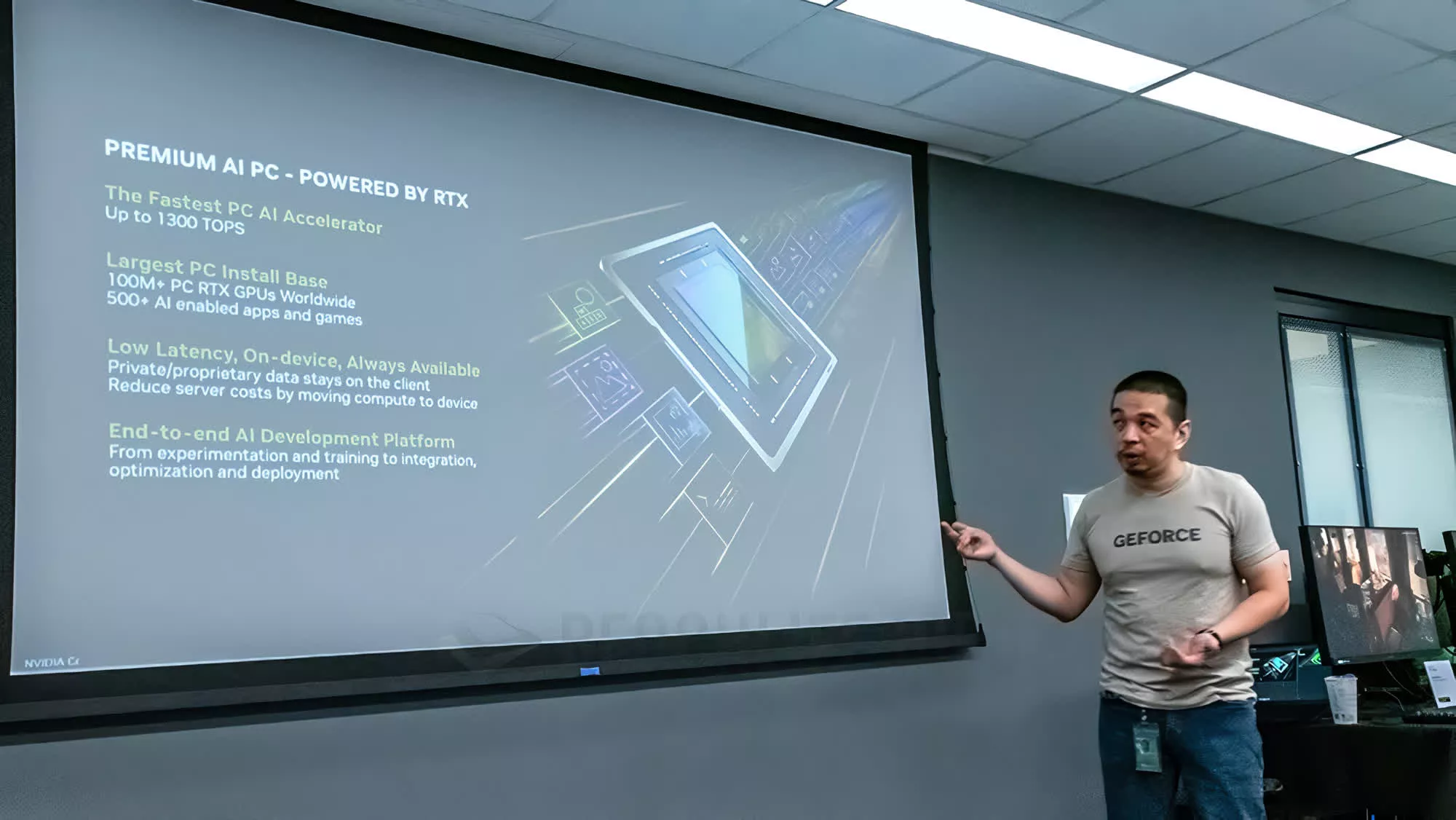 Nvidia cree que sus GPU son mejores para la IA integrada que las NPU