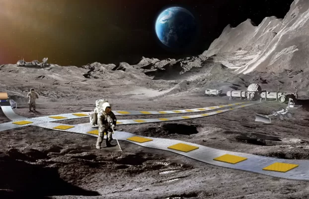 La NASA apuesta por un sistema ferroviario lunar y el tránsito de carga a Marte