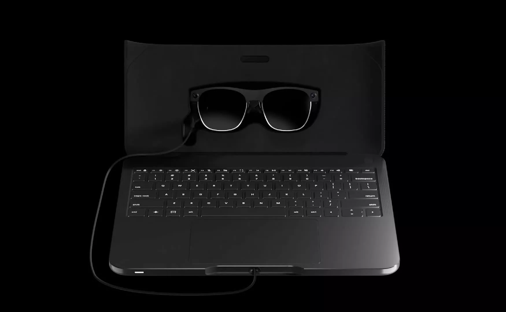 Esta computadora portátil de $ 1,900 reemplaza la pantalla física por un par de gafas AR