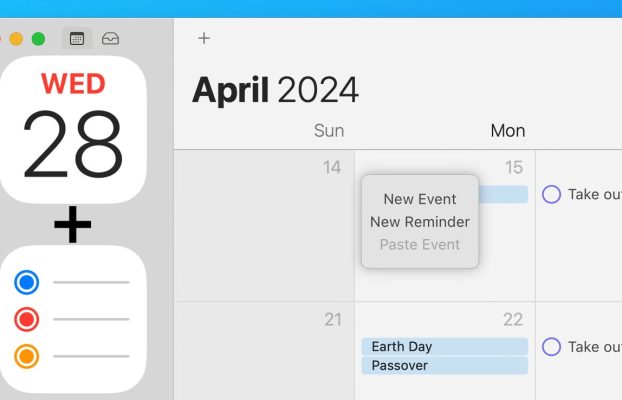 iOS 18 actualiza Calendario con integración de Recordatorios