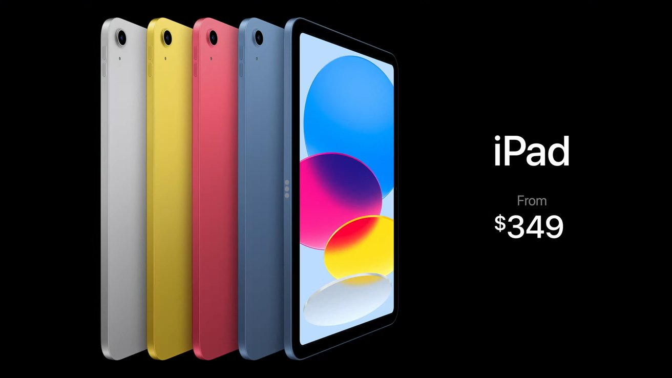 Apple baja el iPad de décima generación a 349 dólares