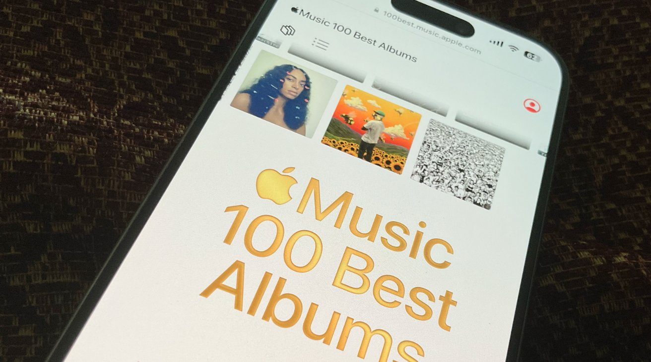 Apple Music lanza una lista de los 100 mejores álbumes