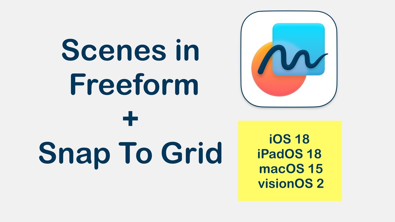 La aplicación Freeform de iOS 18 obtendrá nuevas funciones de navegación y alineación