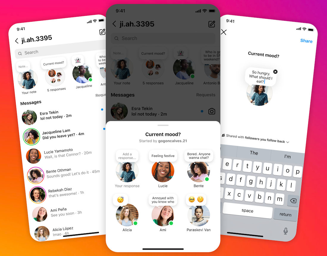 Instagram hace que su función de actualización de estado sea más interactiva