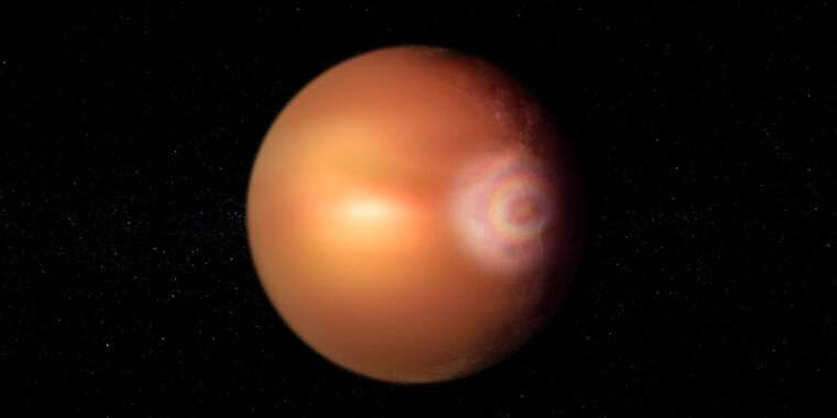 El brillo de un exoplaneta puede deberse a la luz de las estrellas que se refleja en el hierro líquido