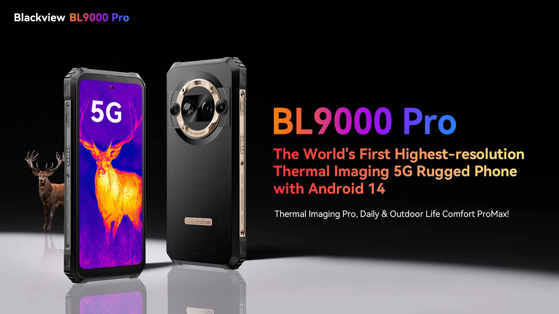 El teléfono de imagen térmica Blackview BL9000 Pro ya está disponible