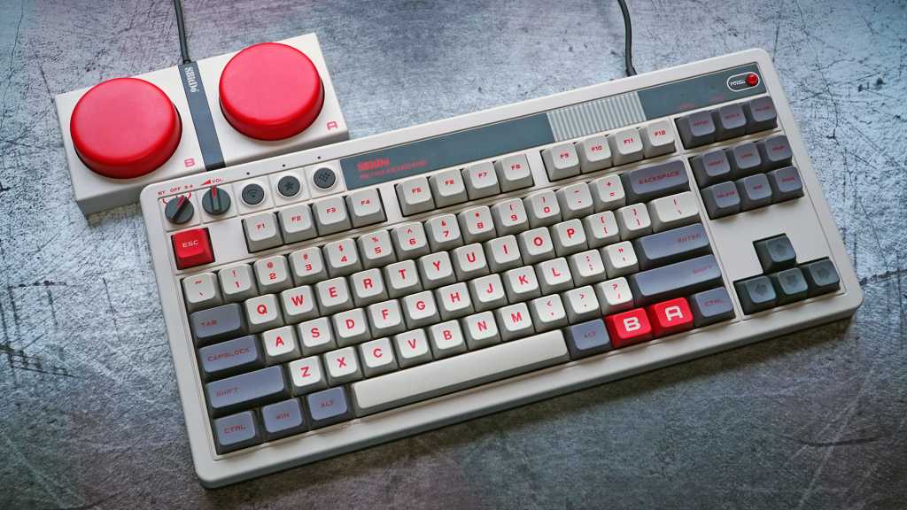 El increíble teclado mecánico retro estilo NES de 8BitDo tiene un 30% de descuento