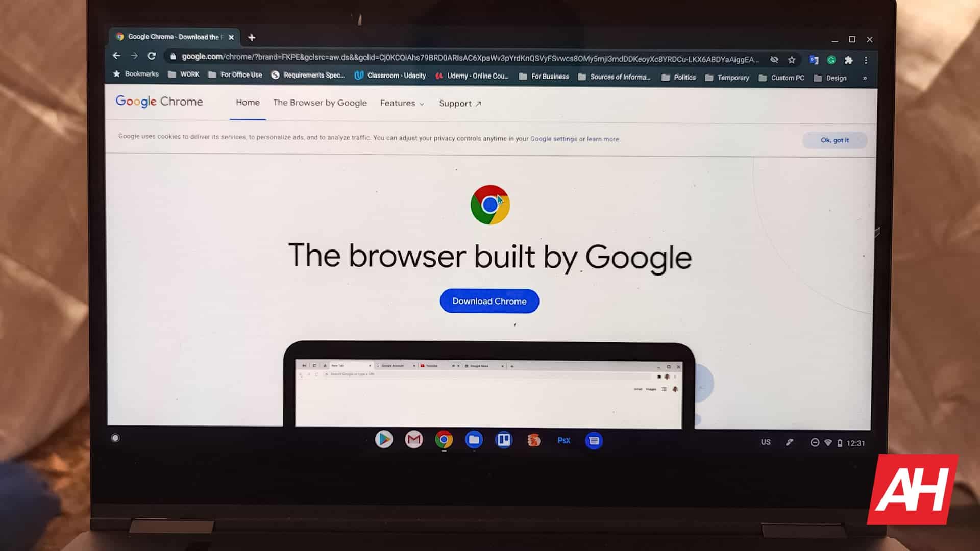 Barra de herramientas de Google Chrome para obtener más botones que se pueden fijar