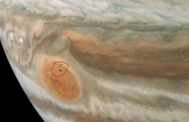 ¿Qué es eso en Júpiter? ¿una mosca, un ovni, un meteorito?