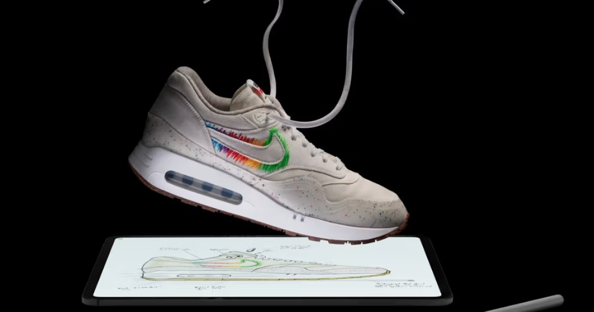 Lo que no se vio: las increíbles Nike Air Max 1 ’86 de Tim Cook «Made on iPad»